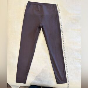 Fleo Plum/Grey High-Rise Leggings